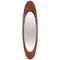 Espejo oval atribuido a Campo y Graffi, Italia, años 60, Imagen 1