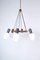 Midcentury Italian Opaline Glass Chandelier, 1950s 3