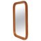 Scandinavian Modern Wall Mirror in Oakwood by Hans J. Wegner, Denmark, 1950s 1