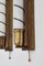 Art Deco Wall Lamps in Brass & Opaline Glass, Denmark, 1940s, Set of 2 7