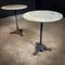 Brocante Round Bistrot Table in Marble and Cast Iron 20