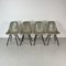 DSW Side Chairs in Faded Seafoam Green by Eames for Herman Miller, 1960s, Set of 4 1