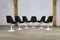 Chaises de Salle à Manger Tulip en Cuir Noir par Eero Saarinen pour Knoll, 1960s, Set de 6 6