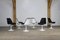 Tulip Dining Chairs in Black Leather by Eero Saarinen for Knoll, 1960s, Set of 6 8