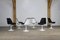 Tulip Esszimmerstühle aus schwarzem Leder von Eero Saarinen für Knoll, 1960er, 6er Set 8