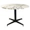 Mid-Century Modern Italian Round Marble, Metal and Brass Dining Table, 1950s 1