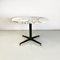 Mid-Century Modern Italian Round Marble, Metal and Brass Dining Table, 1950s 3