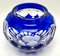 Vase en Cristal Bleu Cobalt de Val Saint Lambert, 1950s 4