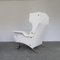 Large Vintage Lounge Chair in Fabric and Metal, 1960s, Image 12