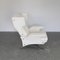 Large Vintage Lounge Chair in Fabric and Metal, 1960s, Image 7