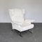 Large Vintage Lounge Chair in Fabric and Metal, 1960s, Image 1