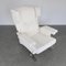 Large Vintage Lounge Chair in Fabric and Metal, 1960s 5