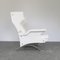 Large Vintage Lounge Chair in Fabric and Metal, 1960s 6