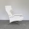 Large Vintage Lounge Chair in Fabric and Metal, 1960s, Image 6