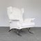 Large Vintage Lounge Chair in Fabric and Metal, 1960s, Image 2