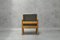 Vintage Dusty Armchair in Wood & Fabric, Image 5