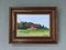 Red Cottage Mini Landscape, 1950s, Oil on Canvas, Framed 1