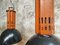 French Industrial Enamel Hanging Lamps, Set of 2, Image 3