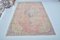 Grand Tapis Vintage Fait Main de Ferme Oushak 2