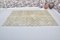 Vintage Moroccan Low Pile Oushak Rug, Image 3