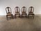 20th Century Swedish Gustavian Axet Dining Chairs, 1950s, Set of 4 9