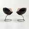 Sphere Dining Chairs attributed to Boris Tabacoff for Mobilier Moderne, 1970s, Set of 2 1