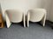 Italian Boucle Fabric Alky Slipper Chairs by Giancarlo Piretti for Anonima Castelli, 1970s, Set of 2 2
