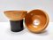Postmodern Italian Burnt Orange and Black Ceramic Cookie Jar from Rometti, 1960s 6