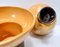 Postmodern Italian Burnt Orange and Black Ceramic Cookie Jar from Rometti, 1960s, Image 8