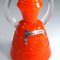 Italian Orange Glass Vase from Empoli, 1960s 6