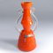 Italian Orange Glass Vase from Empoli, 1960s 2