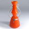 Vase en Verre Orange de Empoli, Italie, 1960s 2