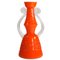 Italian Orange Glass Vase from Empoli, 1960s 1