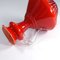 Italian Red Glass Vase from Empoli, 1960s, Image 3