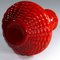 Italian Red Glass Vase from Empoli, 1960s, Image 6