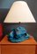 Ceramic Table Lamp with the Shape of Carpe Koi, Italy, 1970s, Image 2