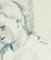 Albert Chavaz, Jeune fille, Matita su carta, con cornice, Immagine 5