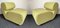 Mid-Century Modern Italian Slipper Chairs, 1970s, Set of 2, Image 1