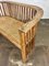 French Bench with Rattan Webbing 6
