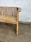 French Bench with Rattan Webbing 7