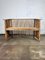 French Bench with Rattan Webbing 1