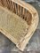French Bench with Rattan Webbing 3
