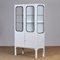 Glass & Iron Medical Cabinet, 1970s, Image 1