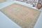 Large Turkish Floral Hanmdade Distressed Rug 2