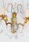 French Wall Lights with Crystals, 1930s, Set of 2, Image 5