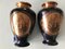 Copper Painted Vase in a Horseshoe from Ab, Set of 2 12