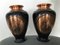 Vase en Fer à Cheval Peint en Cuivre de Ab, Set de 2 1