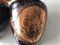 Vase en Fer à Cheval Peint en Cuivre de Ab, Set de 2 4