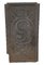 Placa de chimenea gustaviana antigua de hierro fundido, 1792, Imagen 1