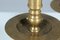 Late 19th Century Brass & Gilded Candleholders, Set of 2, Image 6